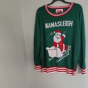 Tipsy Elves Green Namasleigh Sweater